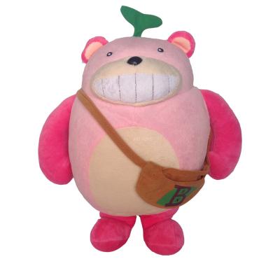 China Teddy Bear Fur Pillow Mascot Plush Pink Souvenir Specializing in Producing Plush Toy Dolls for sale