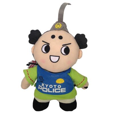 China New Japanese Samurai Dolls Pendant Cotton Cartoon Company Souvenirs Customized Toys Cotton Stuffed Doll for sale