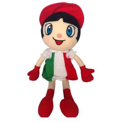 China Cotton Plush Little Red Hat Dolls Sit Customized Fashion Cartoon Stuffed Toys Ornaments OEM for sale