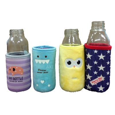 China Other cup cover cartoon pattern oblique straddle sca universal water cup cup cover device anti heat insulation portable insulator for sale