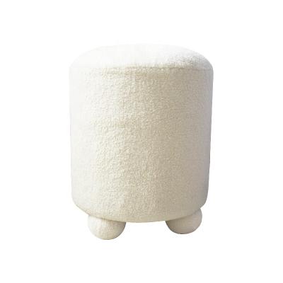 China White Cute Low Stools 2020 New Low Furniture Rice Stool For Living Room for sale