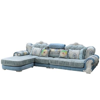 China Furniture Corner Sofa Fabric Sectional Sofa For Luxury Royal French Living Room Furniture for sale