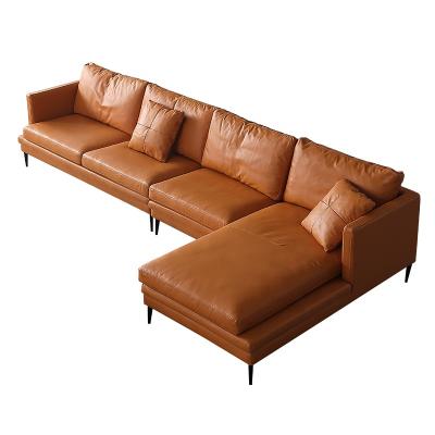 China 2020 Modular New Model Luxury Leather Sofa Sets Fashion 1+3+piece Of Chair Sofa Set Furniture For Living for sale