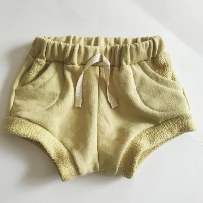 China Gender Neutral Anti-pilling Baby Clothing Kids Undo Pockets Shorts Baby Clothes for sale