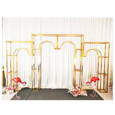 China Easy Assemble FURUN Wedding Decoration Wedding Arch Wedding Arch Backdrop for sale