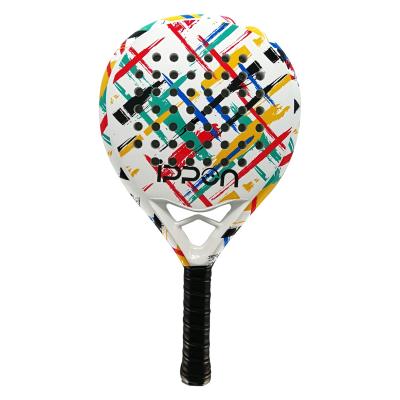 China EVA Carbon Fiber Surface Tennis Paddle Racket Paddel With EVA Memory Flex Foam Core Diamond Shape POP Paddle Rackets for sale