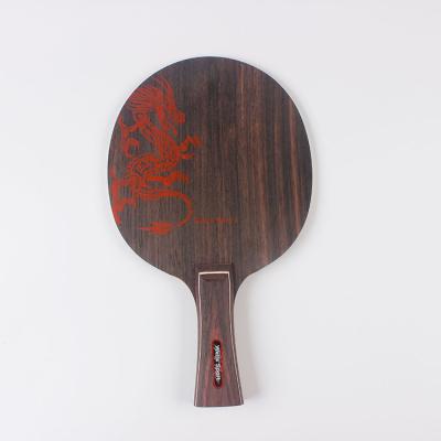 China Ebenholz professional pure wood table tennis racket blade at factory price 265X165 for sale