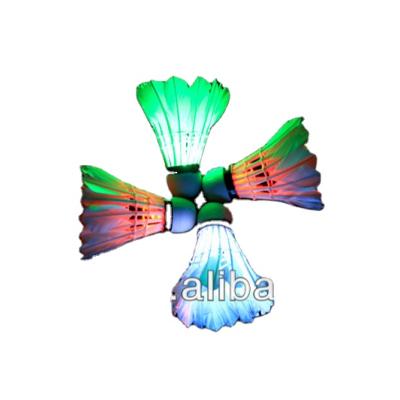 China Sport Game LED Nylon Shuttlecock Feather Badminton For Entertainment for sale