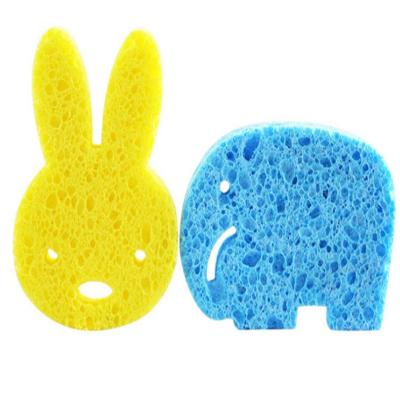 China Color Custom Cellulose New Arrival Household Sponge Logo Facial Sponge CS-03 for sale