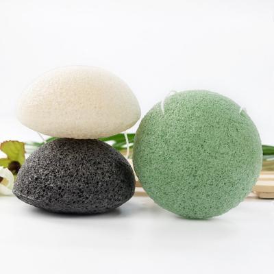 China Soft Charcoal Facial Bamboo Natural Konjac Sponge Natural Organic Konjac Sponge for sale