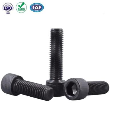 China Pan Fully Threaded Stainless Steel M1.6 M2 M2.5 M3 M4 M5 M6 Black Phosphated Imperial Hex Head Socket Screws for sale