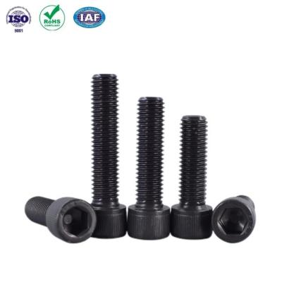 China Allen Stainless Steel Pan Cup Din m6 m8 Screws Cylindrical Hexagon Hexalobular Socket Head Cap Bolt Screws Black for sale