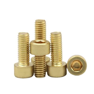 China Stainless Steel 6.8 Grade CNC Knurled Din321 Allen M2 M4 Bolt Hex Socket Brass Copper Cap Screws for sale