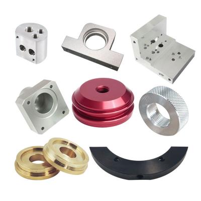 China Aluminum CNC Turning And Milling Parts CNC Machining Red Anodized Copper Stainless Steel CNC Aluminum Parts for sale