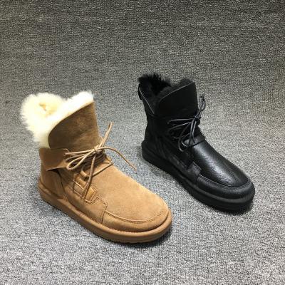 China Fashion trend 2021 new winter fashion snow boots cotton thick-soled warm boots frosted and velvet short boots for sale