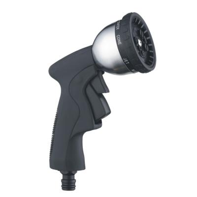 China Garden Soft Mental Water JS 10 Model Handle Hose Nozzle Handheld Spray Gun for sale