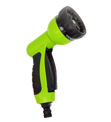 China Garden Water Hose Nozzle Adjustable Multifunction Gun 7 Spray Patterns for sale