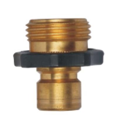 China JS Quick Garden Brass Quick Watering TPR Hose Quick Male Snap Connectors for sale