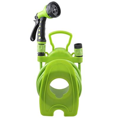 China Adjustable Mini Hose Reel with 5m-15m Expandable X-hose Sprayer Set for sale