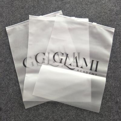 China Custom Logo Rectangular Recycled Plastic Storage Bags CPE OPP for sale