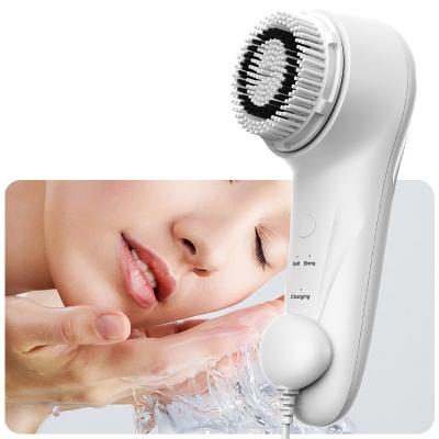 China Portable DEEP CLEANING Facial Massager Facial Seal Wash Remover Skin Detergent Beauty Device Rechargeable Electric Brush Cleaner for sale