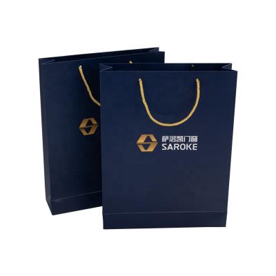 China High Quality Recycled Materials Luxury Accept Customized Logo Suit Paper Gift Bags Lovely Fancy Printed Hand for sale