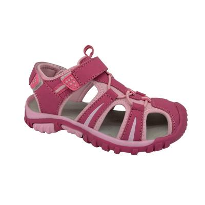 China Custom made leather sole fashion toe rubber lightweight kids sandal, sport luxury sandal for boys girls for sale