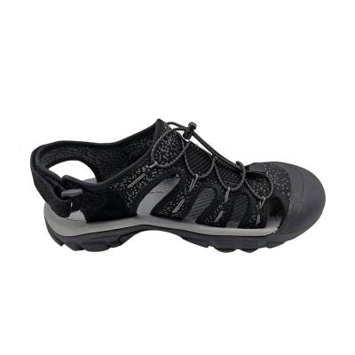 China 2022 New Fashion Best Selling Flat Comfortable Outdoors Knit Upper Man Sandal Casual Shoes for sale