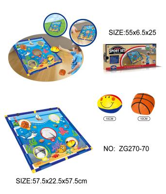 China Mini Soccer Funny Educational Interactive Goal Kids Interactive Educational Goal Toy Five-hole Sandbag Table Sandbag Table Football Goal Outdoor Portable Goal for sale