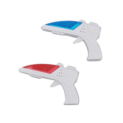 China Toy Wholesale Electronic Laser Tag Gun Push Button Toy Gun Shape Led Flashing Light Mini Laser Gun for sale