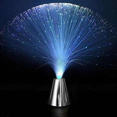 China Plastic Color Changing Fiber Optic Light Base Twinkle Fiber Optic Lamp for sale