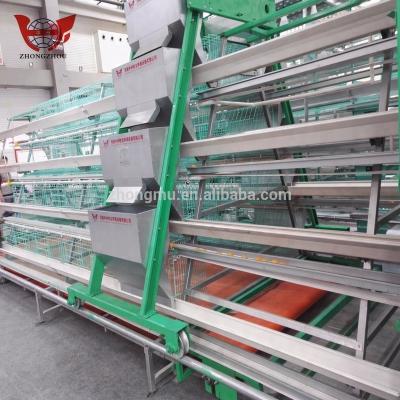 China Reduce Egg Damage Rate China Zhongzhou Brand Poultry Equipment High Quality Layer Chicken Cages for sale