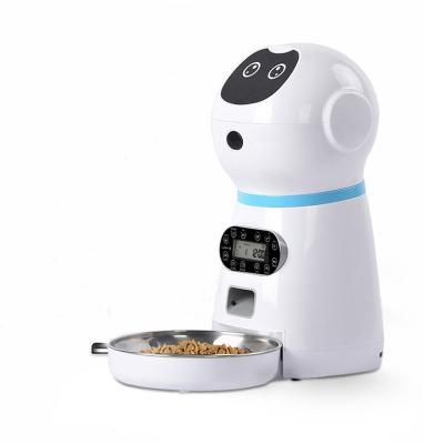 China New Smart 4 Meal 3.5L Automatic Smart Food Dispenser Timer Automatic Pet Bowl With Smart Pet Feeder for sale