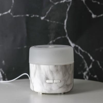 China 5-20 Square Meters 250ml Gray Marbled Plastic Diffuser Ultrasonic Humidifier Mist Aroma Diffuser for sale