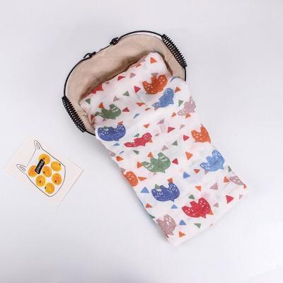 China Plain Top Seller Custom Design Organic Bamboo Muslin Cotton Newborn Soft Baby Swaddle Blanket Wrap Set for sale