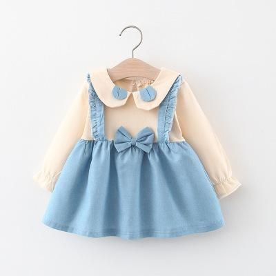 China Breathable Baby Clothing Spring Autumn Girls Korean Children Clothes Princess Dress Trend Skirt for sale