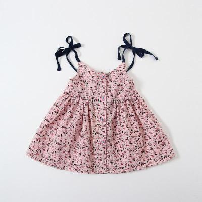 China Anti-wrinkle 2021 New Summer Kids Clothes Children Clothing Toddler Kids Dress Infant Floral Girls Dresses for sale