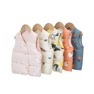 China Casual 2020 toddler fall baby clothes Frivolous casual puffer sleeveless winter vest for sale