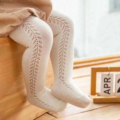 China Breathable 2021 New Kids Clothing Spain Spring and Autumn Plain Long Tube Socks Baby Tights Cotton INS Children' Socks for sale