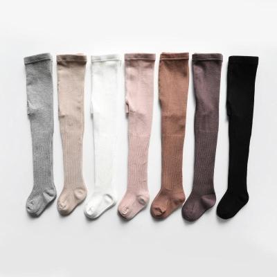 China QUICK DRY Spring Autumn New Children Pantyhose Solid Color Girls Tights Baby Leggings Socks for sale