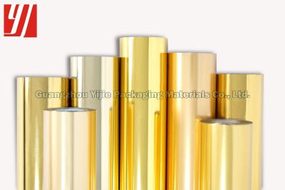 China Cylinder Stamping 5 Layers 1.28m*180m Gold Hot Stamping Foil for sale