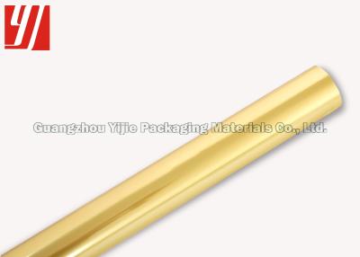 China CTT 25 Micron Matte Gold Foil For PP Synthetic Paper for sale