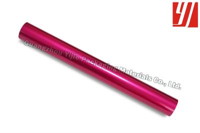 China Customized Length SGS 18 Micron Metallic Foil Red for sale