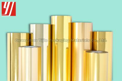 China SGS 12μm Gold Hot Stamping Foil For General Paper Plastic PVC Papers Plastic Materials ABS for sale