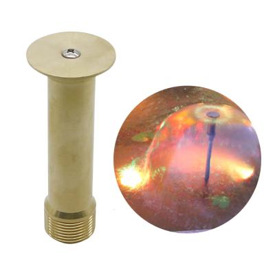 China Landscape Copper Mushroom Hemisphere Nozzle 1/2 Inch Female And 3/4 Inch Male Connector Fountain Sprinklers for sale