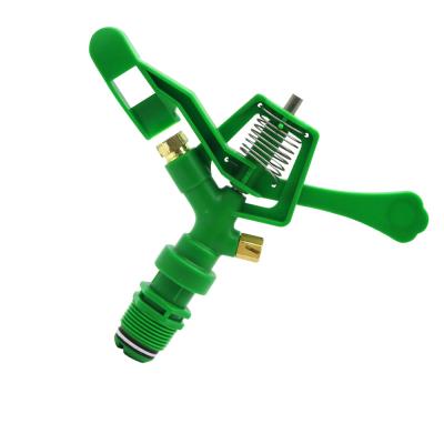 China Durable G3/4 Thread Sprayer Dual Outlets Rocker Nozzle Male Oscillating Sprinkler for sale