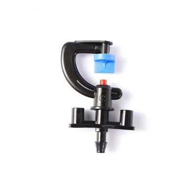 China Watering Irrigation 180 Degree G Type Micro Watering Refractive Sprinkler Garden Irrigation Sprinkler With Bracket for sale