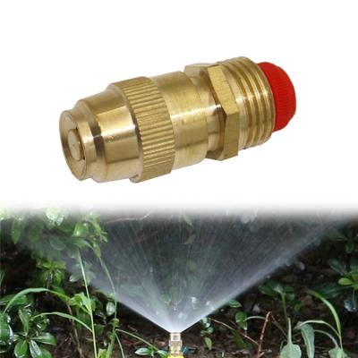 China Low Pressure 1/2 Inch Brass Refraction Spraying Nozzle Adjustable Garden Spray Cooling Mist Nozzle for sale