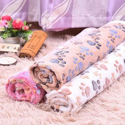 China Amazon Sale Large Cat and Dog Blanket Pet Throw Warm Warm Soft and Fleece Flannel Pet Blanket Warm Mats for Puppy for sale