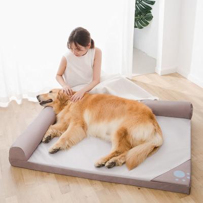 China Large Dog Joyfamily Dropshipping Hot Thorn Sofa Bed Pet Nest Washed Protective Dog Sofa Bed for sale